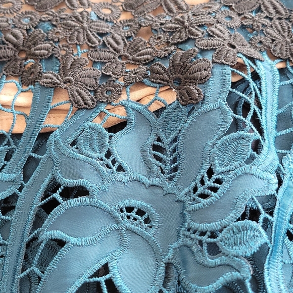 BEAUTIFUL SELF - PORTRAIT LACE FLOWER DRESS - Picture 15 of 16